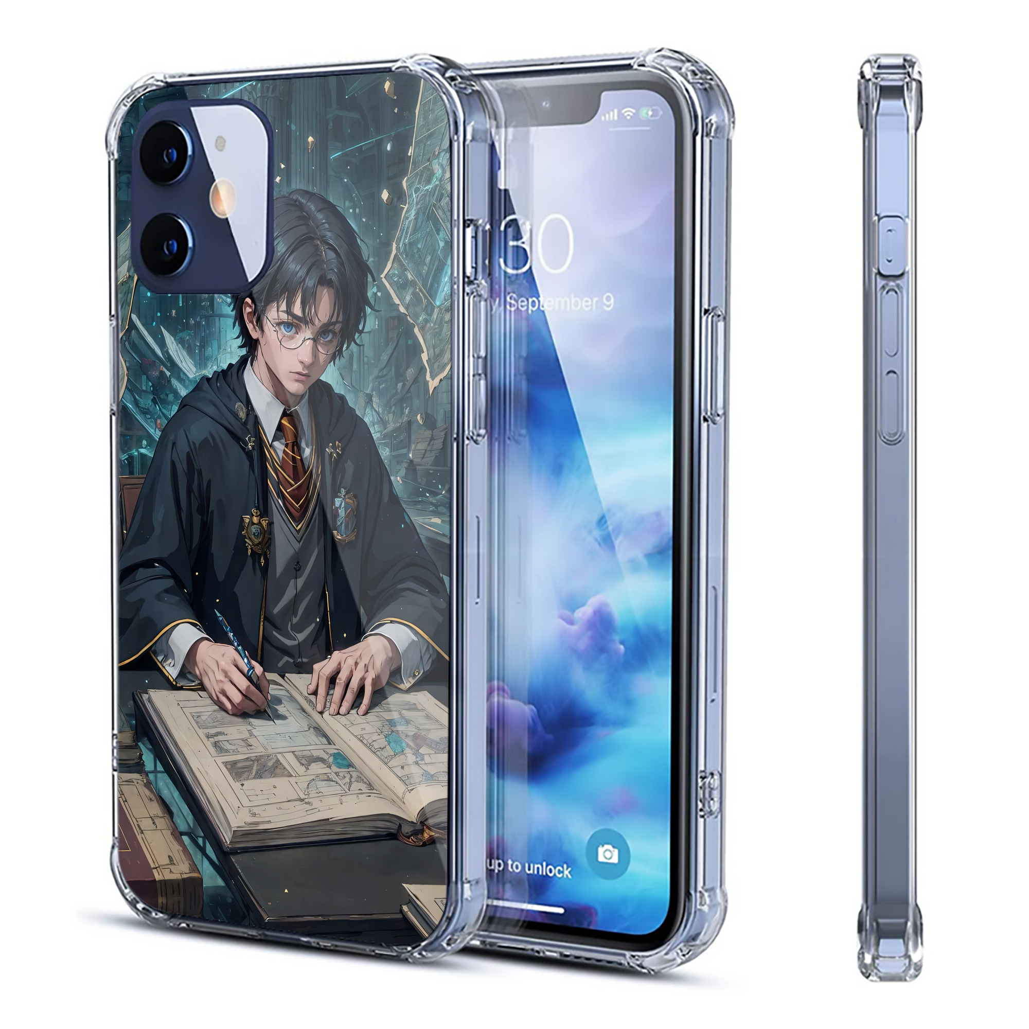 （画像用） Harry Potter ハリー・ポッターシリーズ 【iPhone 12シリーズ対応】透明スマホケース（クリアソフトケース）